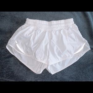 White Lululemon Shorts